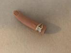 Gouden letter ring met strass steentjes coco cabana ibiza, Sieraden, Tassen en Uiterlijk, Ringen, Ophalen of Verzenden, Nieuw