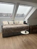 Hemnes Bedbank Grijs, Ophalen, Verstelbaar, Eenpersoons, Zo goed als nieuw