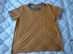 Maat XL. Oker geel PIGALLE shirt met zwart / witte boorden., Geel, Maat 46/48 (XL) of groter, Pigalle, Ophalen of Verzenden