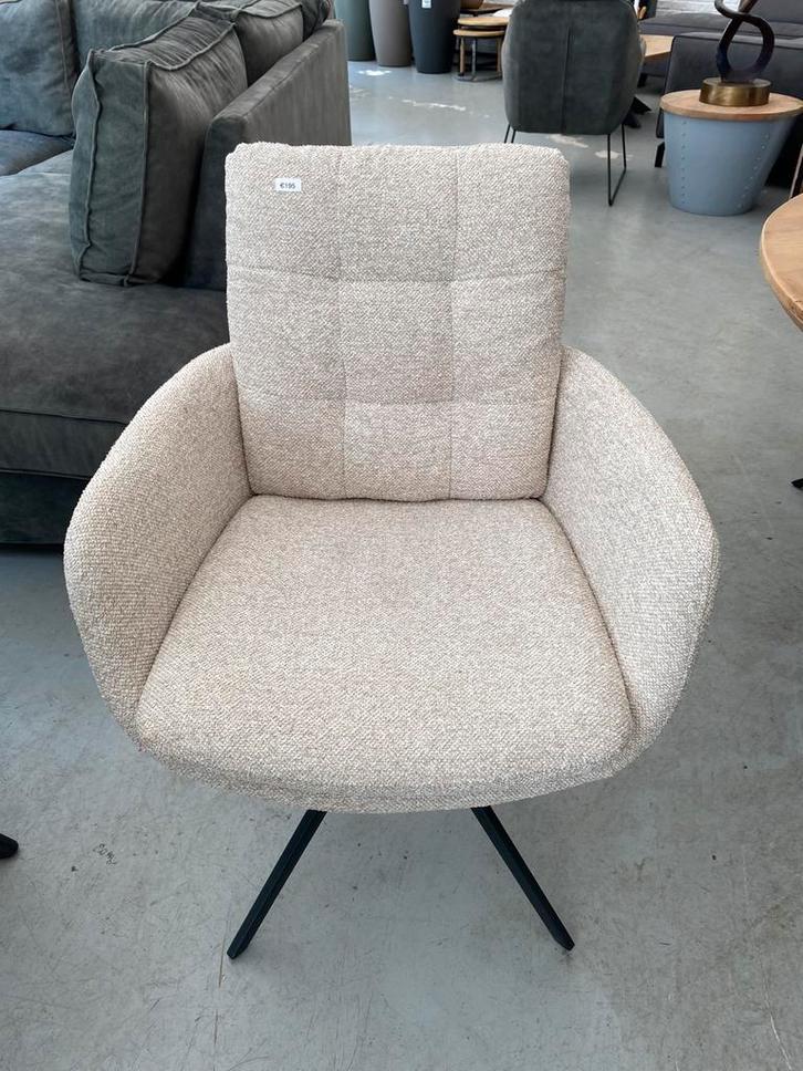 Eetkamerstoel Mila draaibaar wit, Huis en Inrichting, Fauteuils, Nieuw, Ophalen of Verzenden