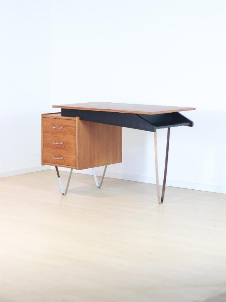 vintage Tijsseling bureau, Huis en Inrichting, Bureaus, Gebruikt, Ophalen