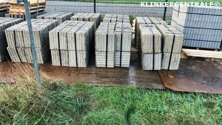 ROOIKORTING wit 1.320 st 30x30x6cm betontegels geleidelijn t, Tuin en Terras, Tegels en Klinkers, Gebruikt, Terrastegels, Beton