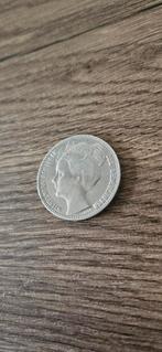 Zilveren gulden 1907 wilhelmina nummer 3, 1 gulden, Zilver, Ophalen of Verzenden, Koningin Wilhelmina