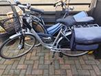 Fiets met fietstassen en gebruikerssporen., Fietsen en Brommers, Fietsen | Dames | Damesfietsen, Ophalen, Gebruikt, Overige merken