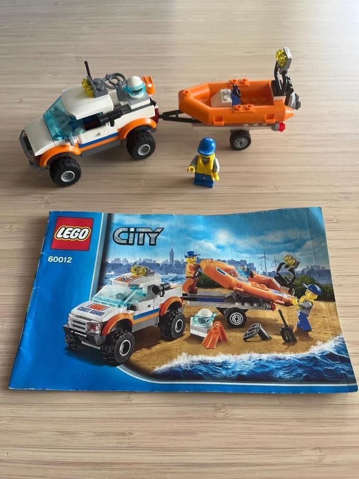 Lego City Kustwacht - 60012, Kinderen en Baby's, Speelgoed | Duplo en Lego, Gebruikt, Lego, Complete set, Ophalen of Verzenden