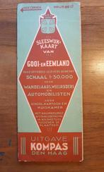 kaart van Gooi - en Eemland 1930(?), Schaal 1:50000, Boeken, Atlassen en Landkaarten, Nederland, Gelezen, Ophalen of Verzenden