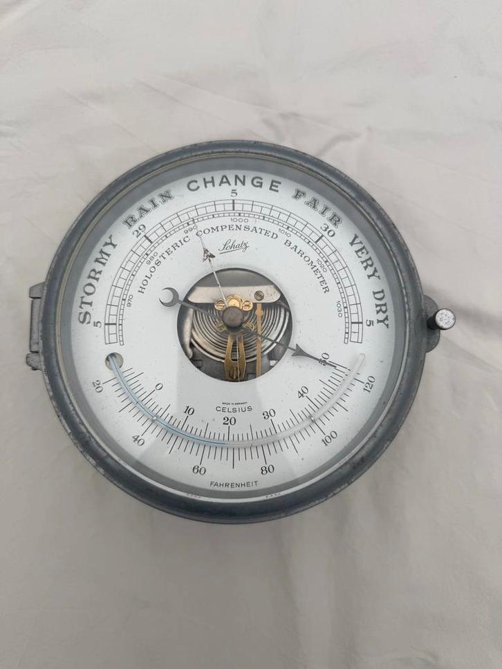 Antieke Schatz Holosterische Barometer, Antiek en Kunst, Antiek | Glas en Kristal, Ophalen of Verzenden