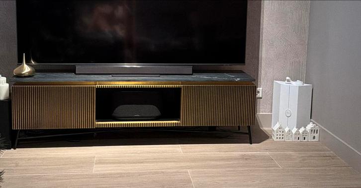 Richmond Ironville TV Meubel - Stijlvol en Uniek!, Huis en Inrichting, Kasten | Televisiemeubels, Gebruikt, Minder dan 100 cm