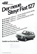 Folder Steyr Fiat 127 (uit Oostenrijk - ca.1982), Verzenden, Gelezen, Overige merken