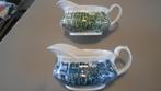 1x sauskom sju kom groen engels servies Royal Tudor, Antiek en Kunst, Antiek | Servies los, Ophalen of Verzenden