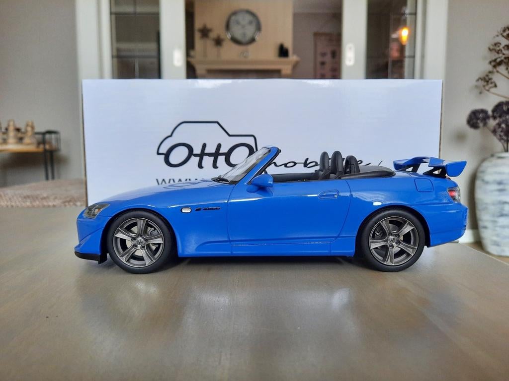 Honda s2000 type S blue Ottomobile 1/18, Hobby en Vrije tijd, Modelauto's | 1:18, Ophalen of Verzenden, Zo goed als nieuw, Auto
