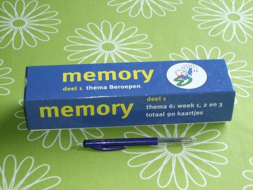 Taal trapeze memory deel 1 - thema beroepen, Hobby en Vrije tijd, Gezelschapsspellen | Overige, Zo goed als nieuw, Een of twee spelers