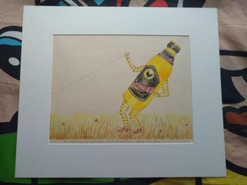 Prachtig schilderij door P.Z — Jaren 1980 ( Zeer goed ) beschikbaar voor biedingen