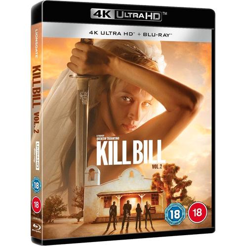 Kill Bill Vol. 2 4K UHD/Ultra HD Blu-Ray UK (Sealed), Cd's en Dvd's, Blu-ray, Nieuw in verpakking, Actie, Ophalen of Verzenden