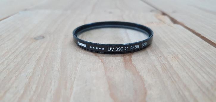 UV Filter / uvfilter - Hama 58mm (VII) UV 390 / ultra violet, Audio, Tv en Foto, Fotografie | Filters, UV-filter, 50 tot 60 mm