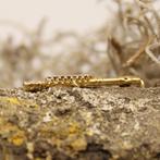 18 karaat gouden dwarsfluit hanger, Sieraden, Tassen en Uiterlijk, Kettinghangers, Ophalen of Verzenden, Zo goed als nieuw, Goud