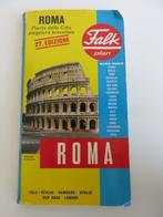 Vintage Falk plan stadskaart van Rome, Gelezen, Landkaart, 1800 tot 2000, Italië