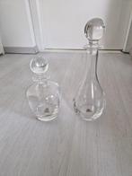 2 kristallen karaffen RCR, Antiek en Kunst, Antiek | Glas en Kristal, Ophalen of Verzenden