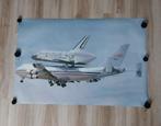 Poster van het transport van de Space Shuttle., Ophalen of Verzenden, Zo goed als nieuw