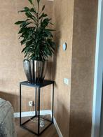 Zwarte Zuil met Bronze Pot - PTMD, Ophalen, Zo goed als nieuw