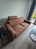 Lederen 2,5 zits bank met recline / electrisch deel, Huis en Inrichting, Ophalen, Zo goed als nieuw, Leer