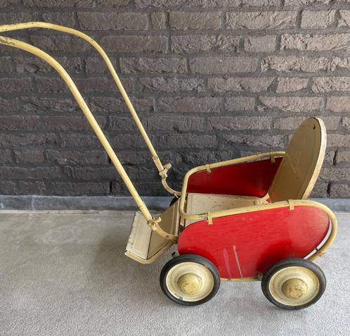Blikken poppenwagen uit de jaren 50/60, Antiek en Kunst, Antiek | Speelgoed, Ophalen