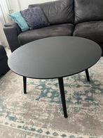 Salontafel houtlook zwart (Kwantum), Ophalen, Gebruikt, 50 tot 100 cm, Rond