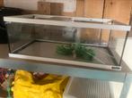 Aquatlantis laag, klein aquarium, Dieren en Toebehoren, Vissen | Aquaria en Toebehoren, Ophalen, Zo goed als nieuw, Leeg aquarium