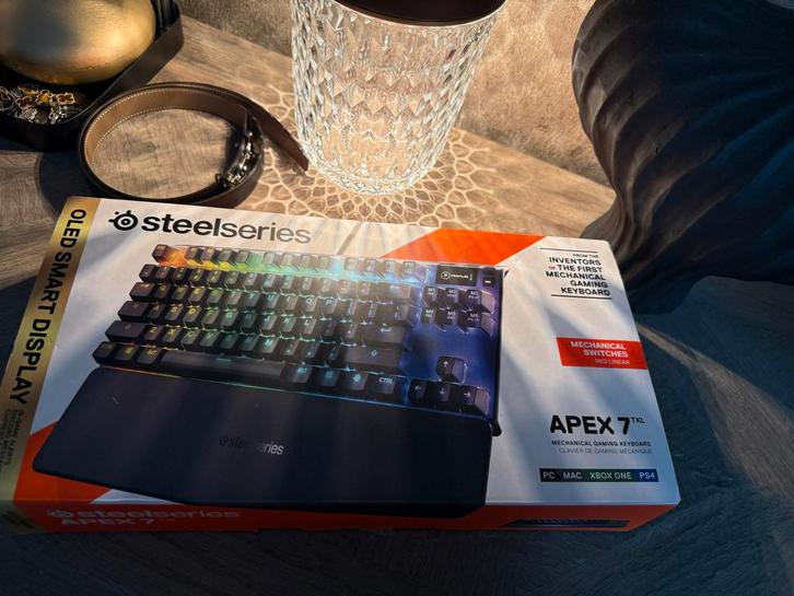 SteelSeries Apex 7 Gaming Toetsenbord, Computers en Software, Toetsenborden, Zo goed als nieuw, Qwerty, Bedraad, Gaming toetsenbord