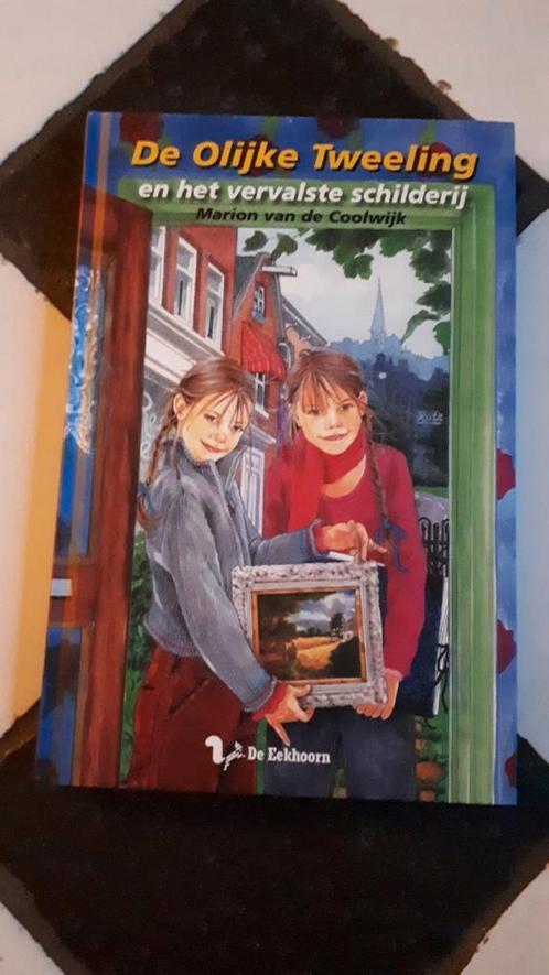 De Olijke tweeling en het vervalste schilderij nieuwstaat, Boeken, Kinderboeken | Jeugd | 10 tot 12 jaar, Zo goed als nieuw, Fictie