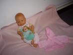 baby pop net echte baby, Ophalen of Verzenden, Zo goed als nieuw, Babypop