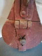 XXL OUDE STALEN KATROL IN MOOIE VINTAGE STAAT 50 CM 13 KG., Ophalen