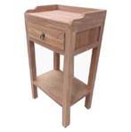 Nachtkastje Piëdestal Telefoontafel ‘Venlo’ 44x31x79 cm, Ophalen, Hout