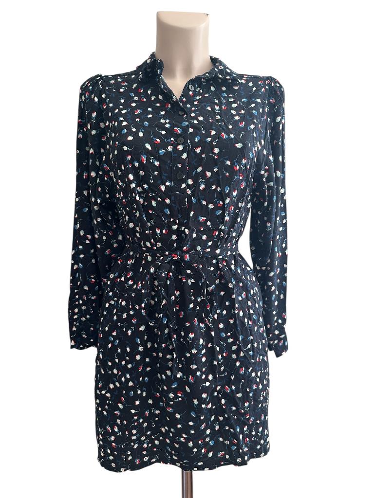 Phase Eight jurk S, Kleding | Dames, Jurken, Blauw, Ophalen of Verzenden, Zo goed als nieuw, Onder de knie