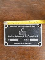 Metalen plaat NS / NedTrain, ICM, Koploper, Ophalen of Verzenden, Nieuw, Trein, Overige typen