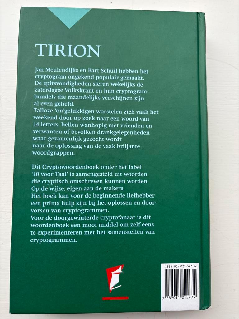 ≥ Het Nieuwe Crypto Woordenboek - Jan Meulendijks — Denksport en Puzzels —  Marktplaats