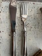 Een oud verzilverd visbestek van Gero 90, Antiek en Kunst, Antiek | Bestek, Ophalen of Verzenden