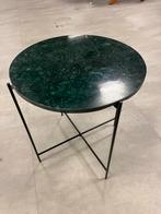 Bijzettafel light & living marble, Ophalen of Verzenden, Zo goed als nieuw, Rond, Minder dan 55 cm