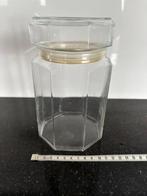 glazen voorraadpot, Ophalen of Verzenden, Zo goed als nieuw, Glas, Pot, Bus of Blik