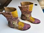 Textiele Laarsjes - Maat 40 - Handgemaakt, Ophalen of Verzenden, Zo goed als nieuw, Overige kleuren, Lage of Enkellaarzen