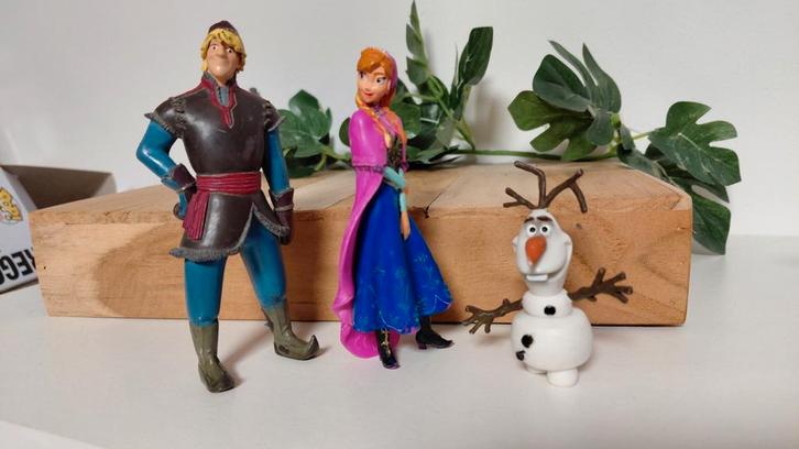 Bullyland Disney poppetjes frozen 3x, Verzamelen, Poppetjes en Figuurtjes, Ophalen of Verzenden