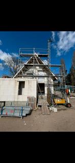 Layher gevel/renovatie steiger te huur, Ophalen of Verzenden, Zo goed als nieuw, 5 meter of hoger