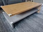 rechthoekige salontafel eikenhout grey wash, 50 tot 100 cm, Minder dan 50 cm, 100 tot 150 cm, Modern