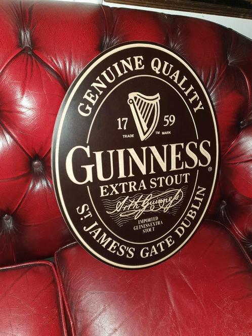 Reclamebord Guinness, Verzamelen, Merken en Reclamevoorwerpen, Zo goed als nieuw, Reclamebord, Verzenden