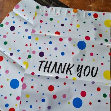 Verzendzakken thank you zakken dots confetti mailers envelop beschikbaar voor biedingen