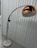 Retro vloerlamp van “MADE . Com” Marmer met Koper kleur., Ophalen, Zo goed als nieuw, Minder dan 100 cm