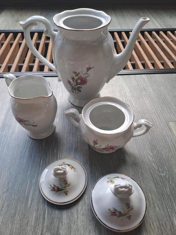Vintage Chodziez Iwona Gouden Roos Thee Servies * ZGAN *  beschikbaar voor biedingen