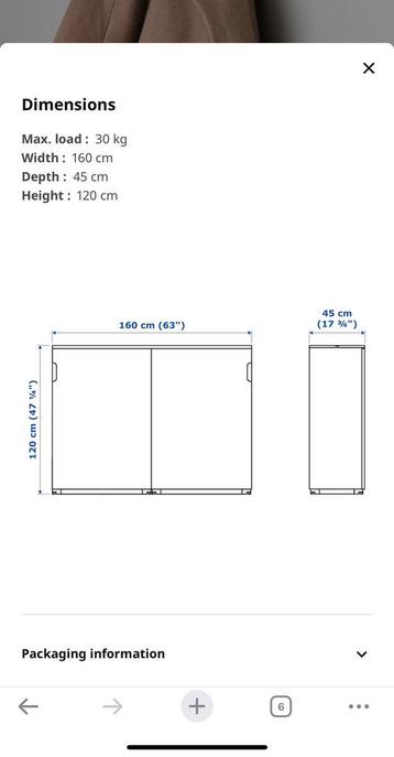 2x IKEA GALANT kast met schuifdeuren - wit - 160x120 cm - afbeelding 5