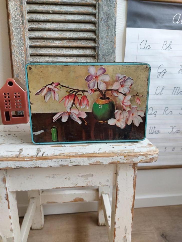 Van Melle blik "magnolia", Antiek en Kunst, Antiek | Overige Antiek, Ophalen of Verzenden