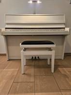 Piano, merk Schimmel 112, kleur wit satijn - Topmerk!, Muziek en Instrumenten, Ophalen, Gebruikt, Wit, Piano